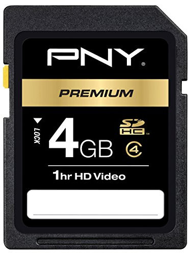 PNY 4GB Optima (SDHC) 4GB SDHC memory card - memory cards (SDHC, Black)