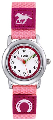 Club Mädchen-Armbanduhr Kinder Uhr Analog Quarz Pferd Rosa A56531-3S0A