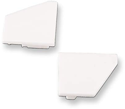 SOTECH Endkappenset für Led Eck - Profil-66 weiß (1 x links / 1 x rechts)