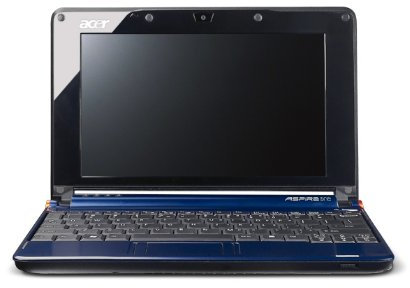 Acer Aspire One A150 Netbook, Windows XP Home, 8.9-inch Crystalbrite TFT LCD, 1GB RAM, 160GB HDD, Intel Atom Processor N270 1.60 Ghz (Blue)