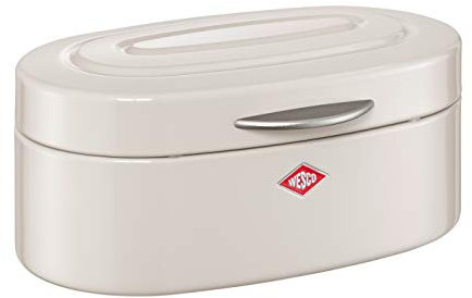 Wesco – Boite à Pain – Single Elly, Tôle d'acier Métal, Sable Mat., 19.4x32x14cm