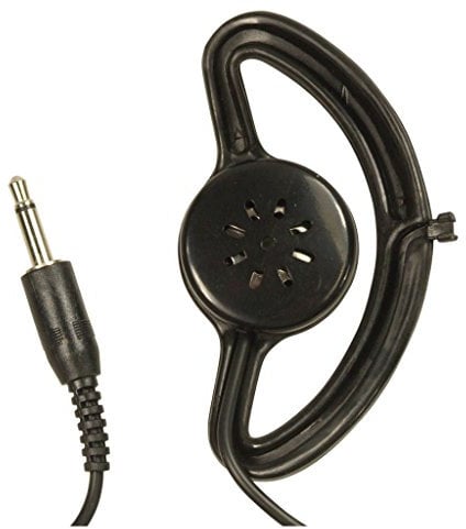 Soundlab Large Mono Earphone with Clip, 1.5 m Lead and 3.5 mm Jack Plug