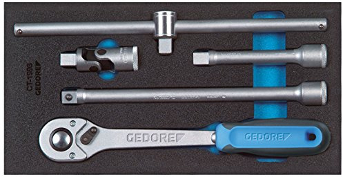 GEDORE 1500 CT1-1993 T Accessory for Socket Spanner Inserts 1/2 Inch in Check Tool Module, Pack of 1