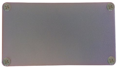 Hammond 1590MGY Grey Diecast Aluminum Enclosure with P.C. Board Mounting Ribs - Inches (4.48 x 2.49 x 1.06) mm (112mm x 62mm x 27mm)