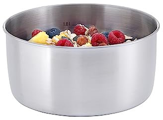 Tatonka Small Pot Multi - Camping-Topf aus Edelstahl mit 1,4 Liter Fassungsvermögen - mit Volumenskalierung - rostfrei & lebensmittelecht