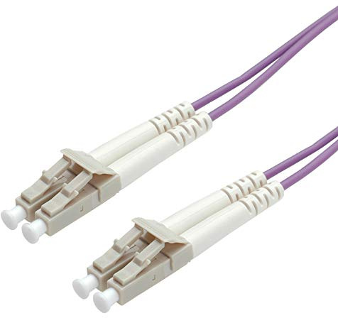 ROLINE LWL-Kabel 50/125µm OM4, LC/LC, violett, 5 m