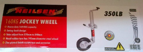Heavy Duty Trailer Caravan jockey wheel 160kg