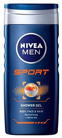 Gel douche Nivea For Men Sport - 2 x 250 ml,