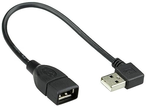 CY 480M USB 2.0 ad angolo retto 90 gradi A Tipo maschio - femmina cavo di prolunga 40cm