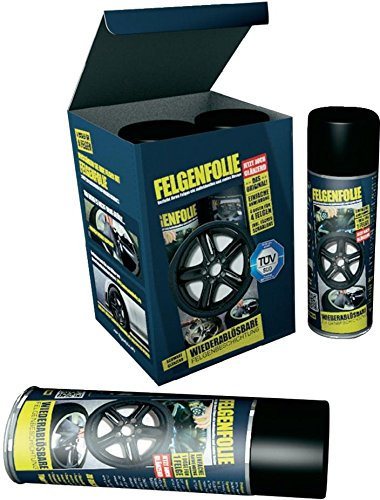 mibenco Felgenfolie-Set, 4 x 400 ml, weiss glänzend