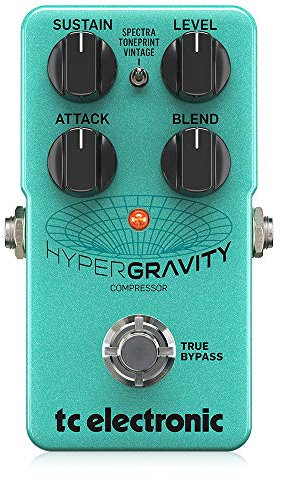TC Electronic HYPERGRAVITY COMPRESSOR Exceptional Multiband Compression Pedal with Vintage Compressor Mode and Built-In TonePrints*, Compatible with PC and Mac
