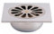 Bonde de sol carrée sortie verticale 140x140mm - 462300