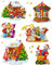 alles-meine.de GmbH 12 TLG. Set Fensterbilder - Weihnachtskrippe/Sternensänger & Kinder - statisch haftend - selbstklebend + wiederverwendbar/Weihnachten - Sticker Fens..