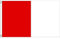 AZ FLAG Bandiera Rosso E Bianco 150x90cm - Bandiera Rossa E Bianca 90 x 150 cm