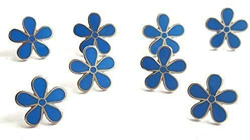 Freimaurer von 8Blume Vergissmeinnicht 15mm Emaille Revers PIN Badges