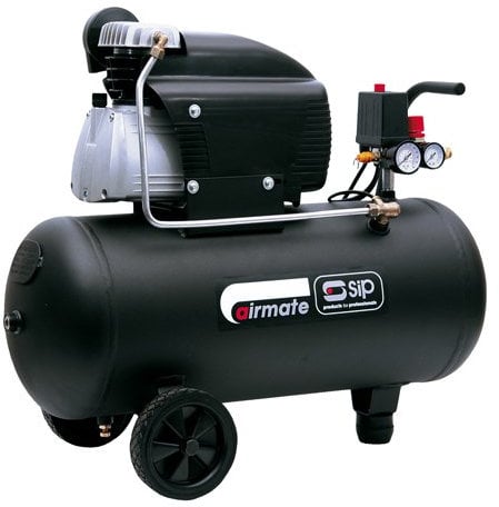 SIP 05283 230v Airmate TN2.5/50-D Direct Drive Oil Lubricated Air Compressor