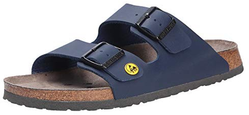Birkenstock Arizona Birko-Flor ESD Unisex-Erwachsene Berufsschuh Arizona Antistatik Birko-Flor Weiss Gr. 36 - normales Fußbett