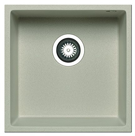 Pyramis Tetragon 1B - Platillo para fregadero Pyragranite, Beige, 070066111