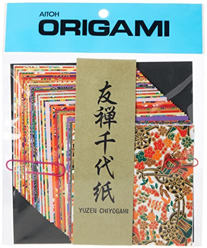 Aitoh Yuzen Washi Chiyogami Origami-Papier, 10,2 cm, 40 Blatt