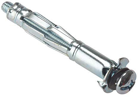 Bargainscrews - Confezione Da 10 Tasselli Metallici Ad Espansione Per Cartongesso M6 X 37 Mm
