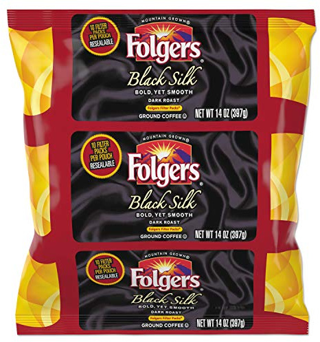 Folgers Black Silk Coffee Filter Packs - 1.4oz (Pack of 40)