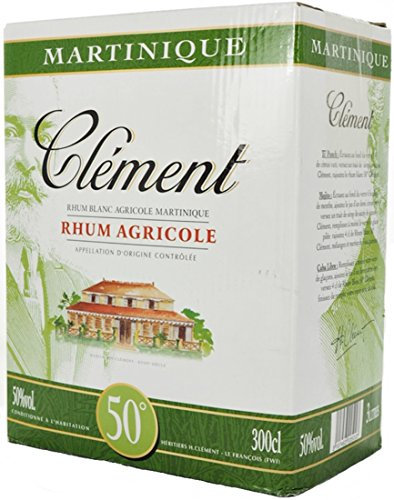 CLEMENT RON BLANCO 50% BOX 3 LITROS