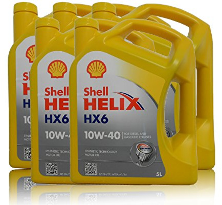 Shell Helix HX6 10W- 40,10W40 5x5 Liter