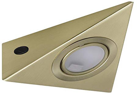 3x 20W Paulmann 985.12 Micro Line 130x130mm G4 12V Einbauleuchten Halogen Gold