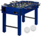 GAMES PLANET Tischfussball „Glasgow“, 5 Dekore: Holz/Schwarz/Blau/Soccer/Weiß, inkl. 2 Bälle, 2 Getränkehalter, höhenverstellbare Füße, hochgezogene Spielfeldecken, Tischkicker, Kicker, Kickertisch