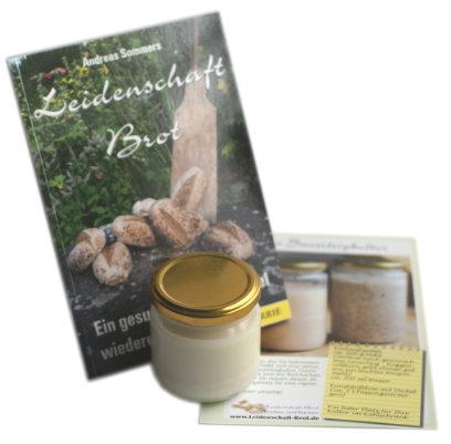 Leidenschaft-Brot Brotbackbuch + Roggensauerteigkultur mit Anleitung