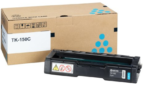 Kyocera 1T05JKCNL0 TK-150C Tonerkartusche 6.000 Seiten, cyan
