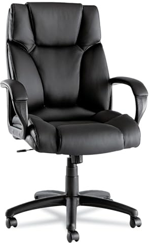 Fraze High-Back Swivel/Tilt Chair, Black Leather