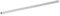 WAS 1659 501 Carbonstahl Ersatzblatt für 500 Knochensäge, 50cm Länge