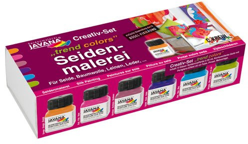 NEU Javana Creativ-Set Seidenmalerei, 6 x 20ml [Spielzeug]