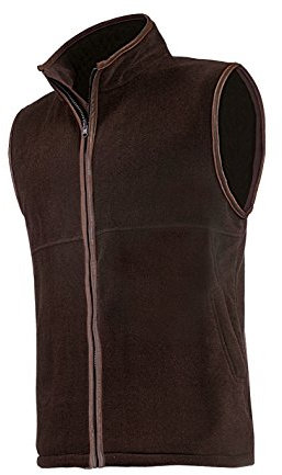 Baleno - Gilet in Pile Harvey, da Uomo, M, Marrone