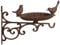 Fallen Fruits FB163 Mangeoire pour oiseaux avec support mural Marron 23,6 x 28,1 x 23,4 cm