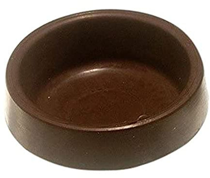 Merriway BH04805 (4 Pcs) Brown Castor Cup, Outer Dimension 65mm - Pack of 4 Pieces