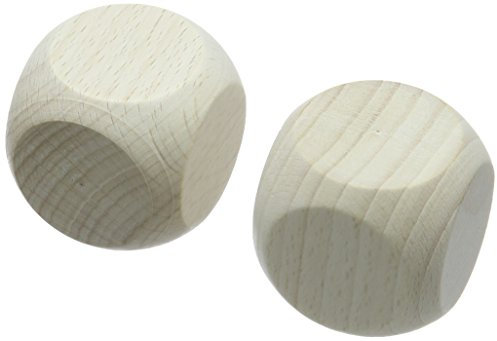 efco Holz Cube Beach Wood 40 mm 2 PCS. Gebleicht, braun