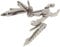 Swiss+Tech ST53100 Poliertes SS 19-in-1 Micro Pocket Multitool für Camping, Outdoor, Hardware