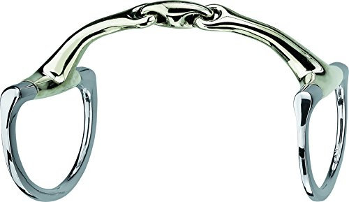 Sprenger Dynamic RS Olivenkopfgebiss mit D-förmigem Ring 16 mm doppelt gebrochen - Sensogan, 135 mm Weite