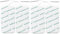 Tens-Elektrodenpads, 10 x 5 cm, Selbstklebende Elektroden (4 Stück), vorverkabelt, kompatibel mit Tenscare-, Elle-, Auvon- und Neurotrac-Tens-Geräten
