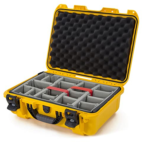 Nanuk 925 Wasserdichter Hartschalenkoffer Mit Gepolsterten Trennwänden - Gelb