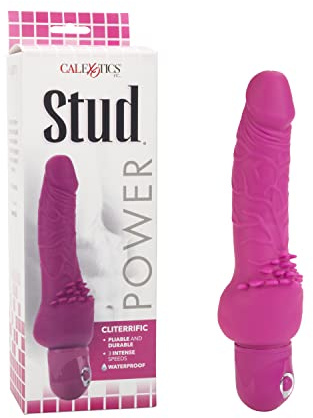 Waterproof Power Stud Cliterrific Vibrator, rosa