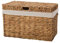 VIVANNO Wäschekorb Wäschetruhe Wäschebox Wasserhyazinthe natur Wanda - 40 x 60 x 36 cm