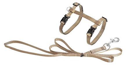 Karlie Art Sportiv Plus Geschirr und Leine L: 110 cm beige