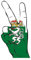 U24 Aufkleber Peace Finger Steiermark Autoaufkleber Sticker