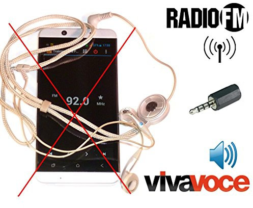 AntJack antenna radio FM simulatore cuffiette per Smartphone 3,5mm colore NERO