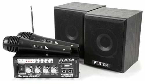 Fenton 103.145 AV380BT Kit Sistema Audio, Nero