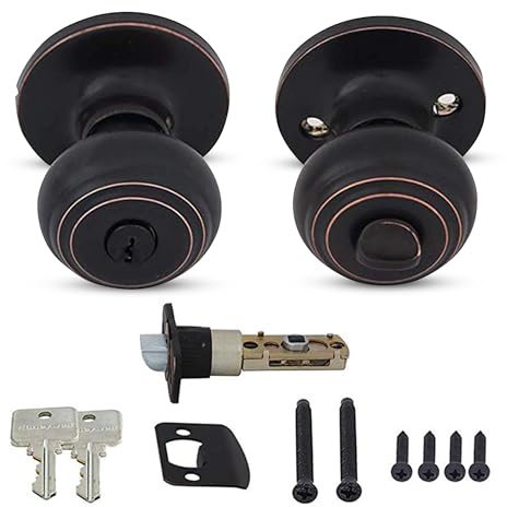 Honeywell Classic Knob Entry Door Lock, Oil Rubbed Bronze