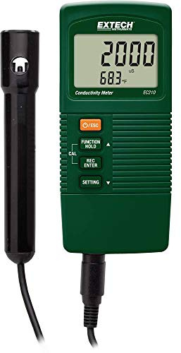 Extech EC210 Compact Conductivity and TDS Meter, Temp Compensation